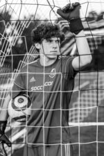 Goalkeeper Behind the Net